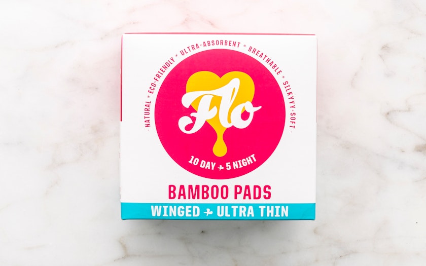 Bamboo eco friendly pads with wings 88pcs