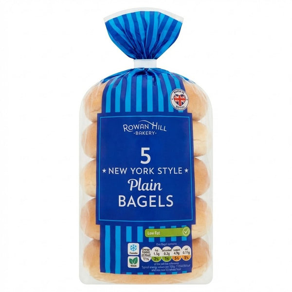 Plain bagels 5pcs