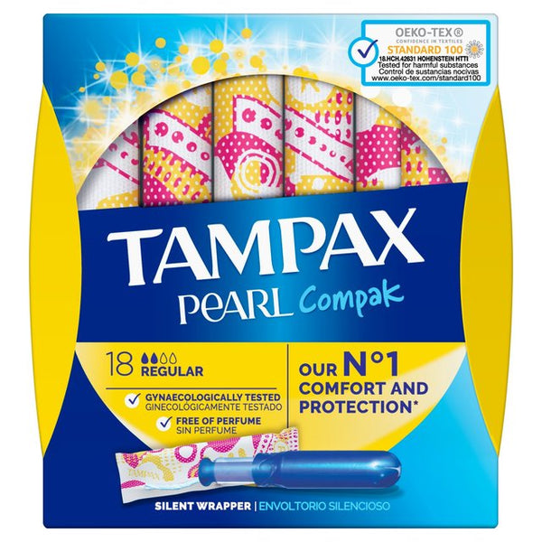 Tampax Compak Regular Tampons 18s