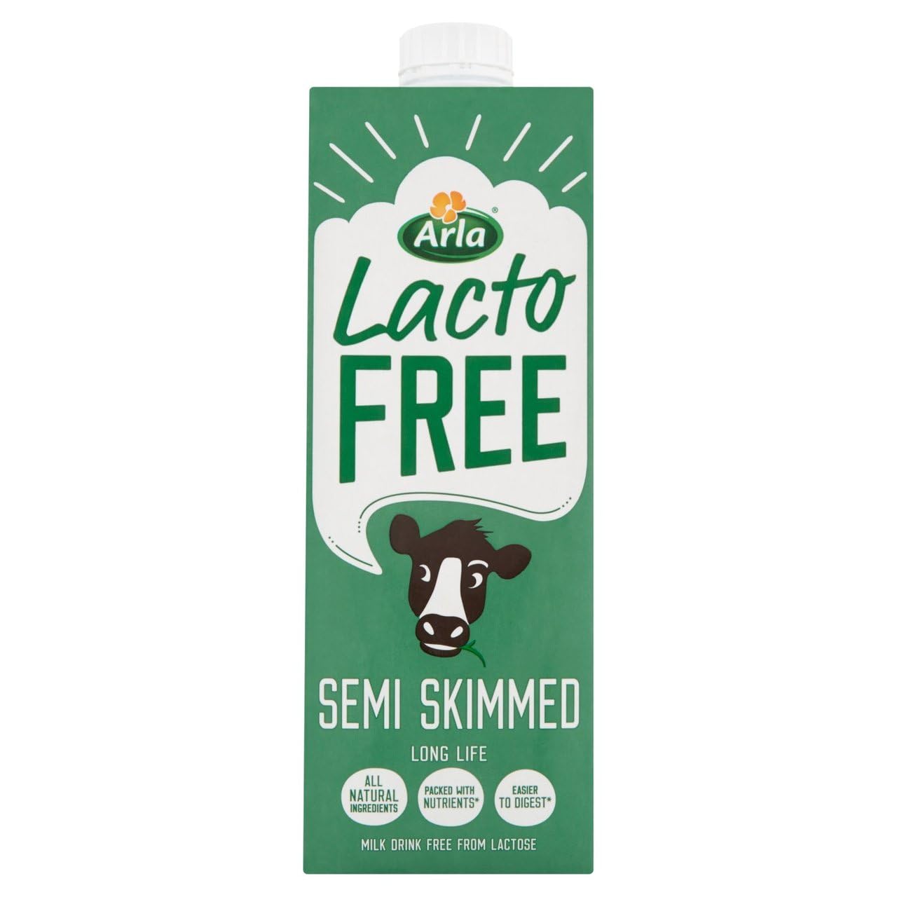 Lactose free semi-skimmed milk 1L (fresh)