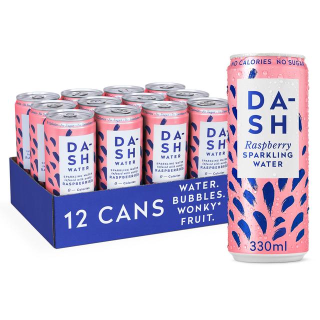 Raspberry Dash water 330ml - 12 pack