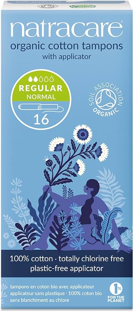 Natracare: Organic Cotton Tampons, Regular 20’s