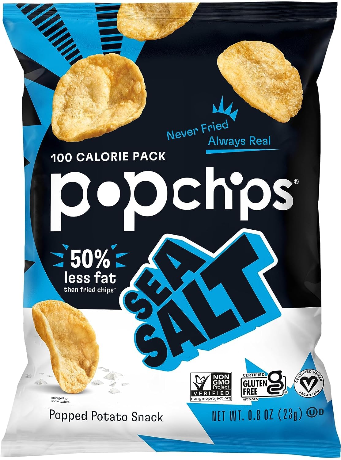 Sea salt crisps (23g packets) 24pcs