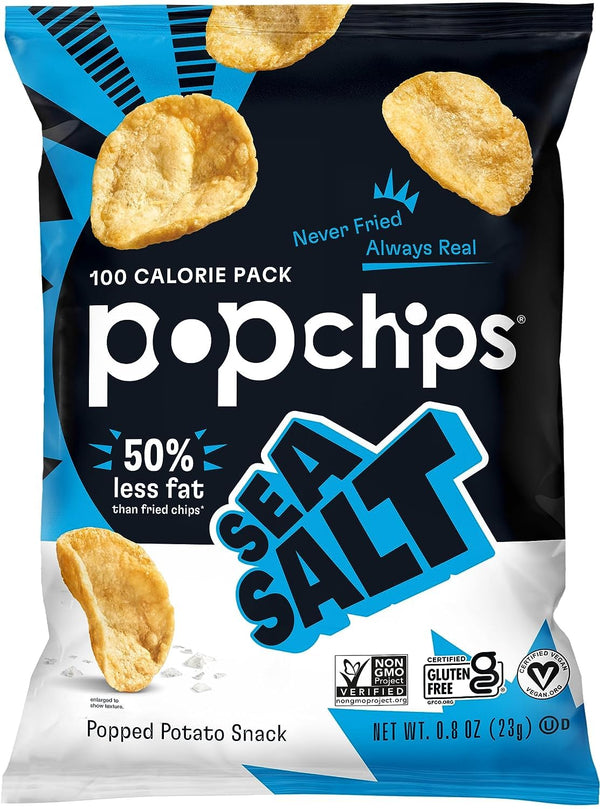 Sea salt crisps (23g packets) 24pcs