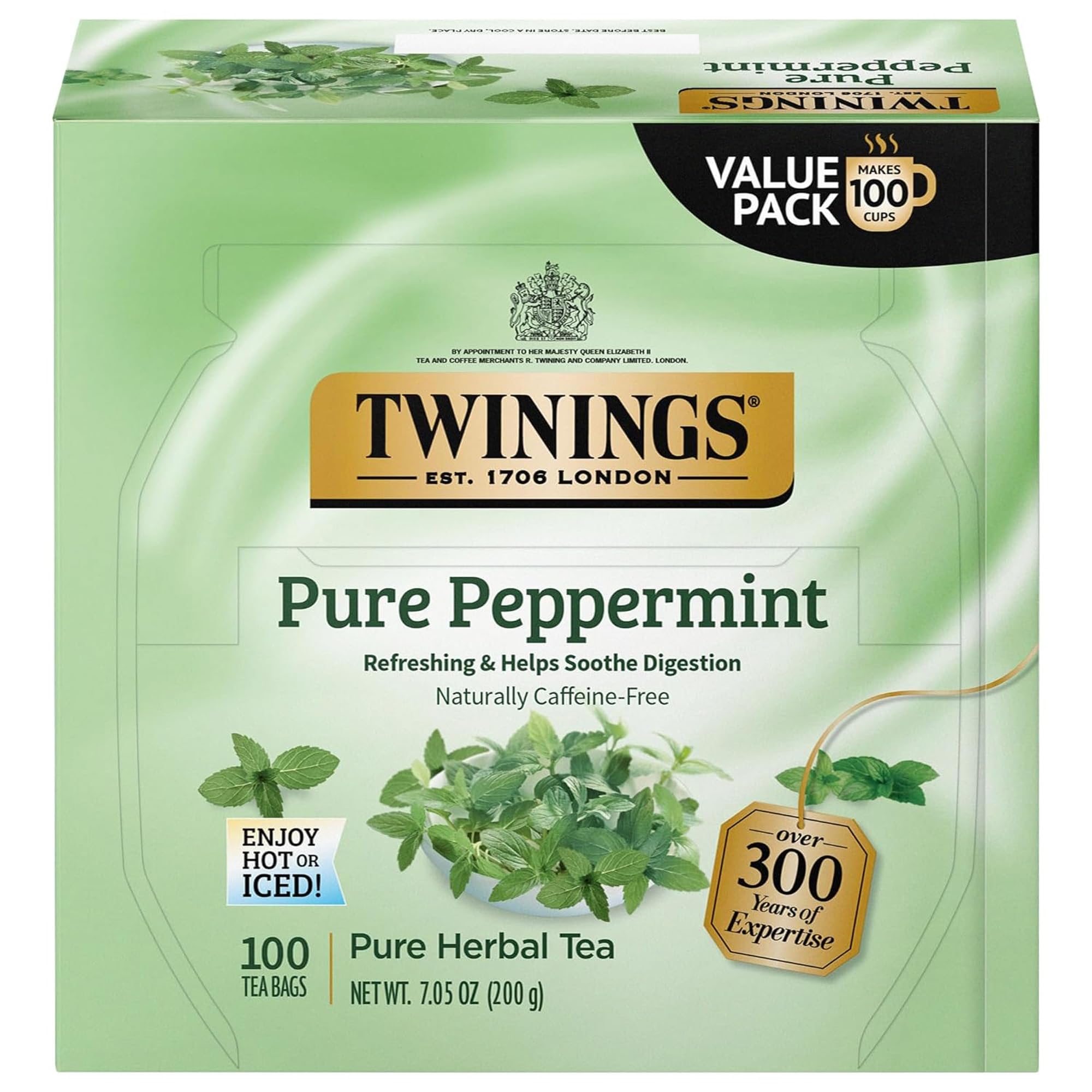 Pure Peppermint Tea Bags (200g) 80pcs