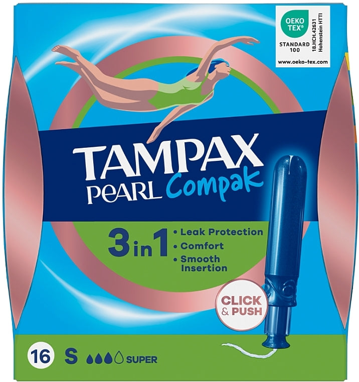 COT - Tampax Compak Pearl Super 16s