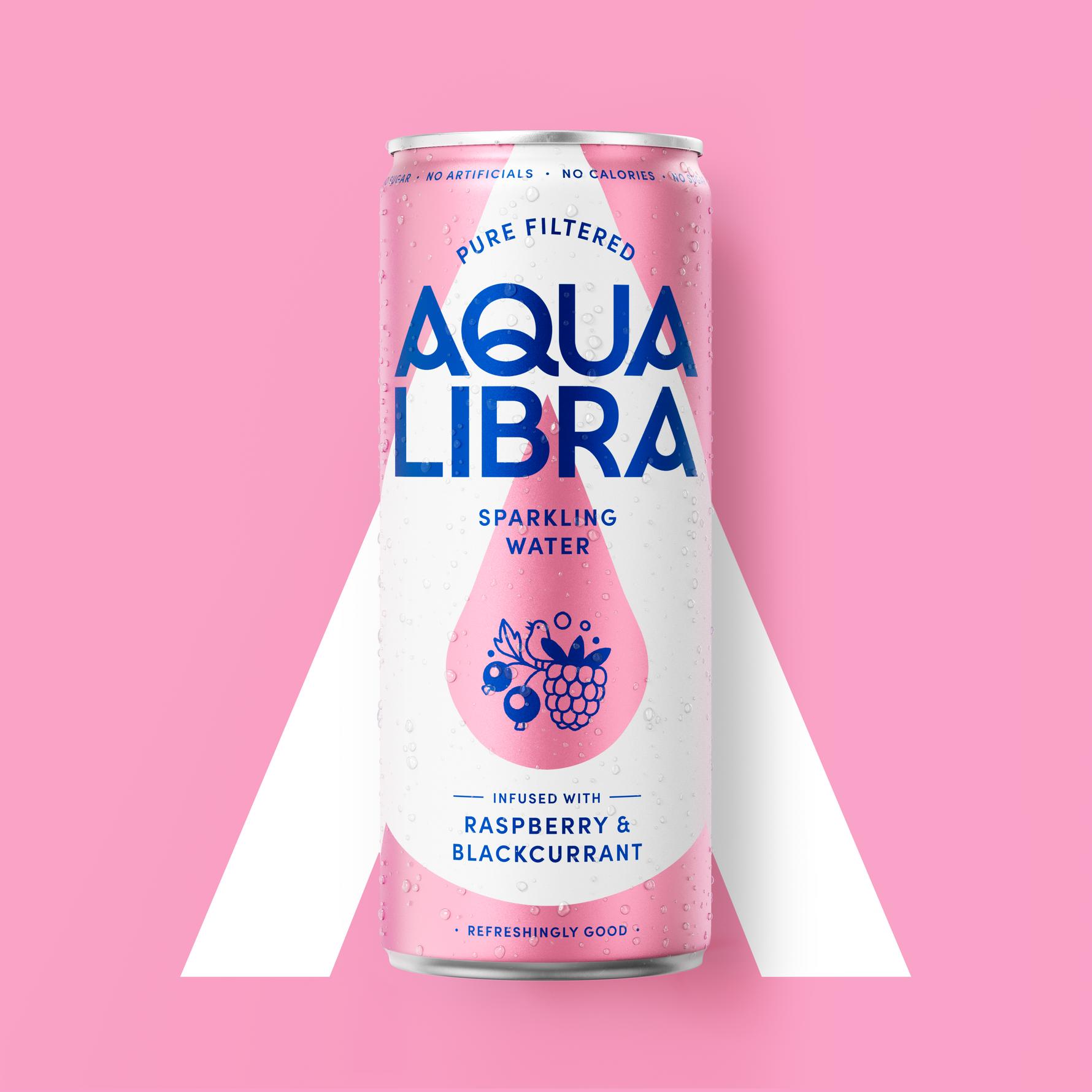 Aqua Libra Raspberry & Blackcurrant 330ml