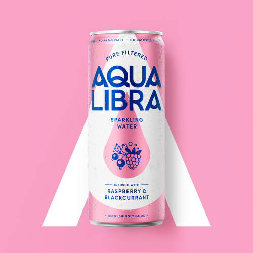 Aqua Libra Raspberry & Blackcurrant 330ml