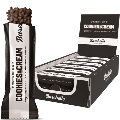 Cookies & Cream protein bars (55g bar) 12pcs