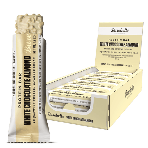 Barebells: Protein Bar- White Chocolate Almond 12x55 g