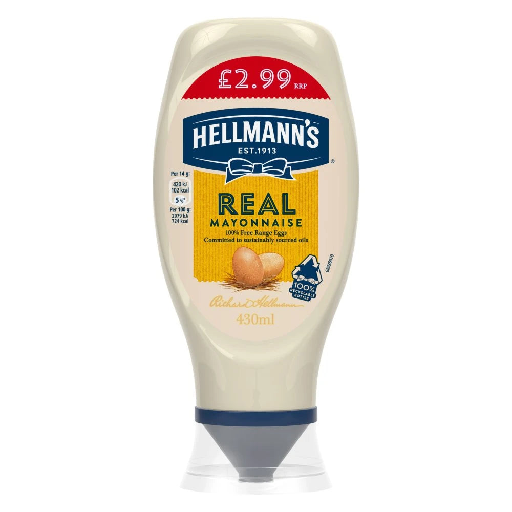 Real Mayonnaise, Squeezy Bottle (430 ml)