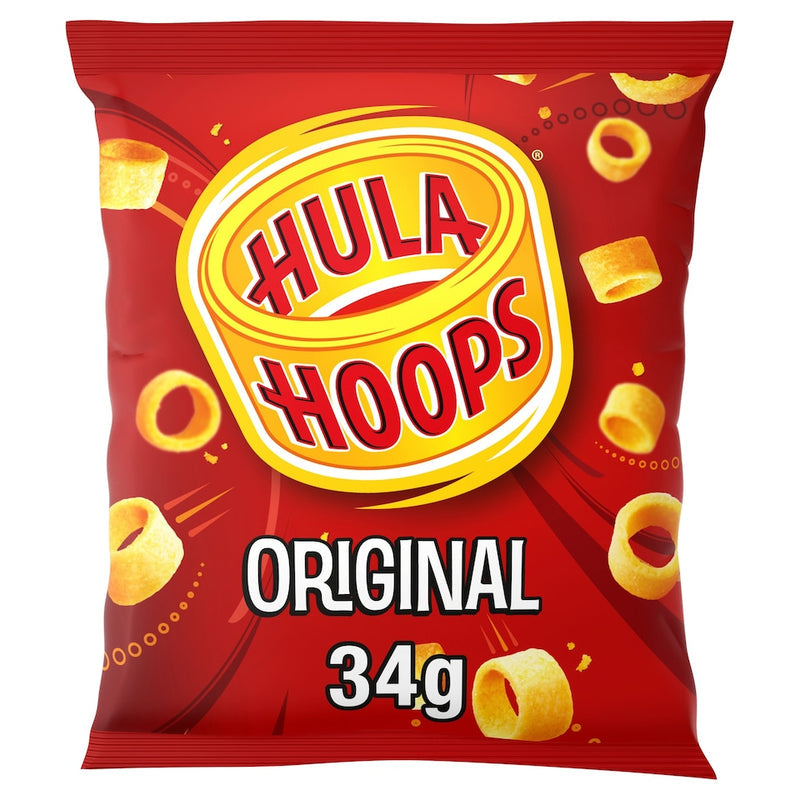 Hula Hoops: Ready Salted 34g x32