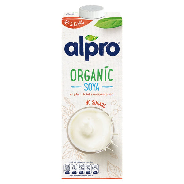 Organic unsweetened soya 1L