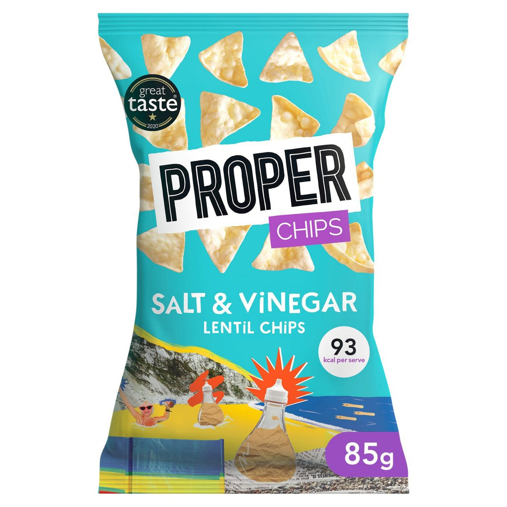 Salt & Vinegar lentil chips