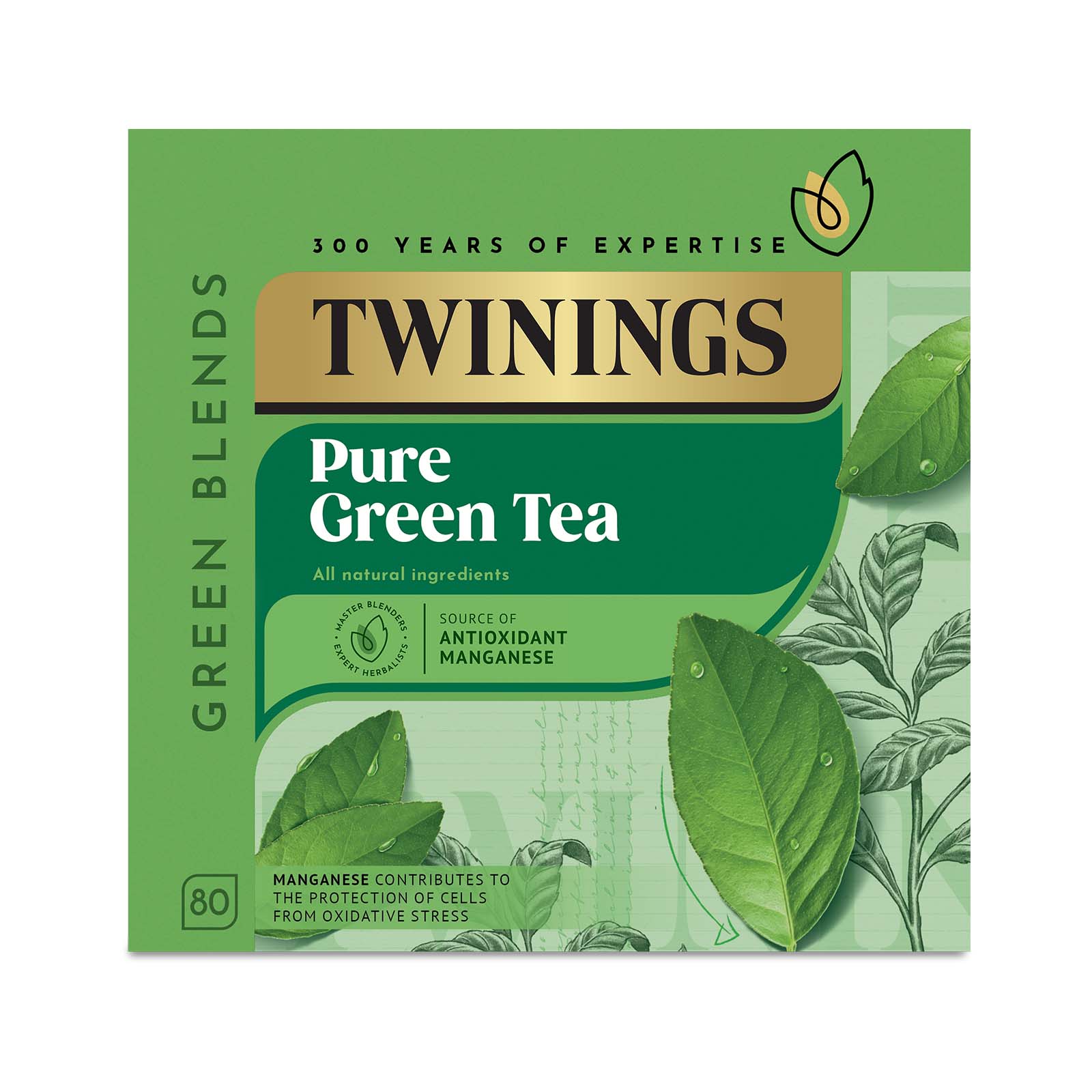 Twinings Pure Green Tea (80 bag box)