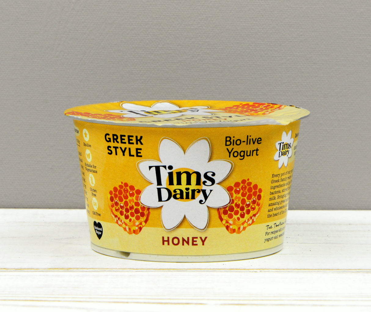 Greek style honey yoghurt 175g pot