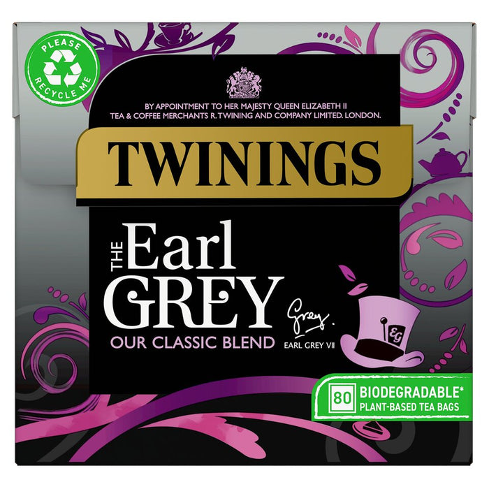 Twinings Earl grey tea bags 80pcs