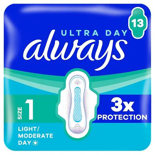 Always Ultra Day Sanitary Towel Normal Wings 15s