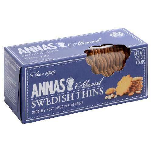 Annas Almond Thins - Classic Almond Cookies