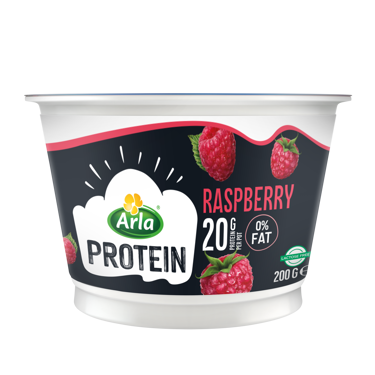 Protein Raspberry Yogurt pot