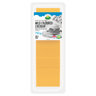 Mild Cheddar Cheese Slices - 750g