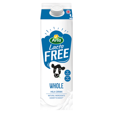 Lactose free whole milk 1L (fresh)