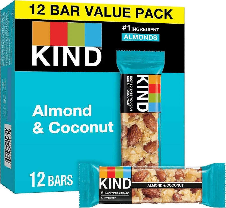 KIND Almond & Coconut Bars (40g) - 12 bars